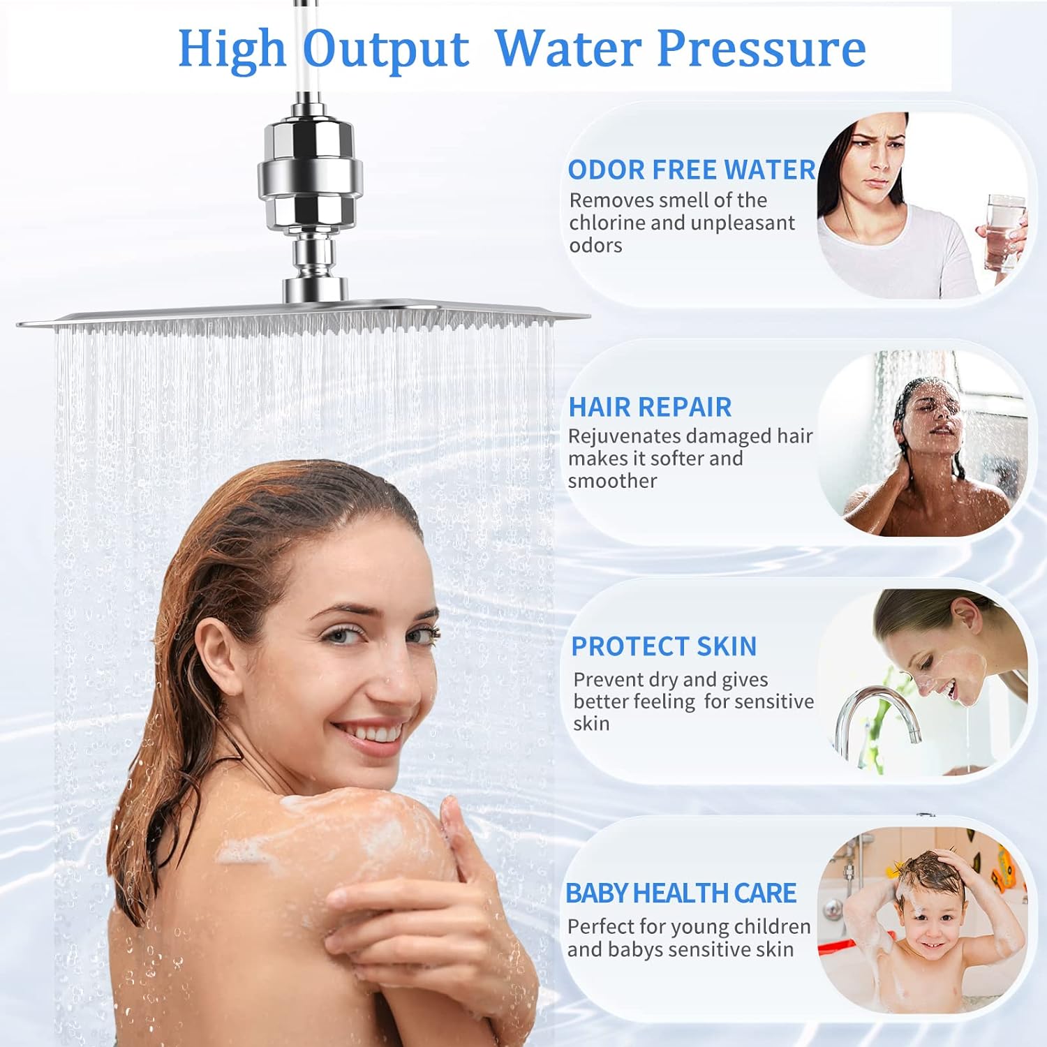 AquaPurity+ Shower Head Filter