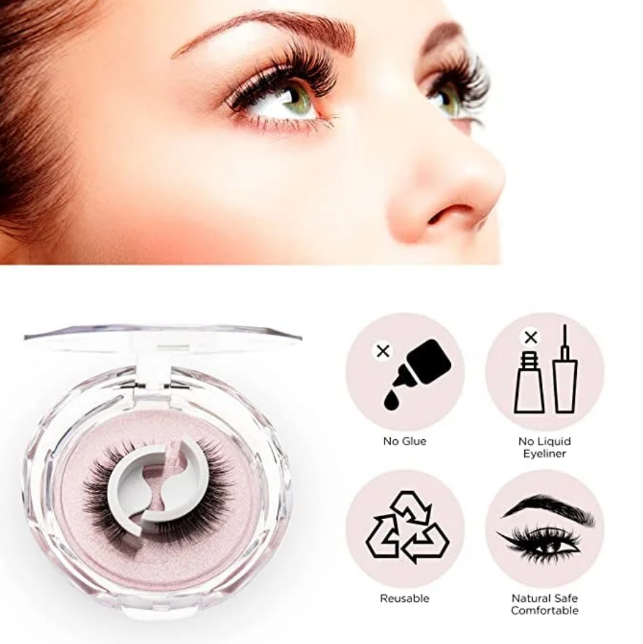 🔥Last Day 60% OFF  🔥Reusable Adhesive Eyelashes