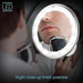 360 Flexible Light Up Mirror 10X magnification - PlanetShopper