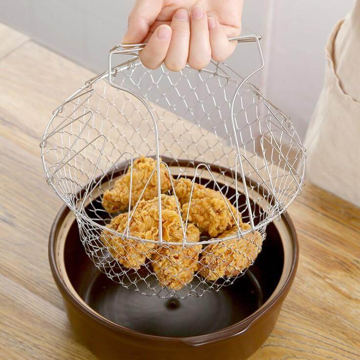 Foldable Frying Basket - PlanetShopper