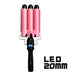LED Ceramic Triple Barrel Hair Curler Irons - PlanetShopper