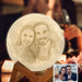Photo Moon Lamp Custom 3D Print Luna Lamp With Picture - PlanetShopper