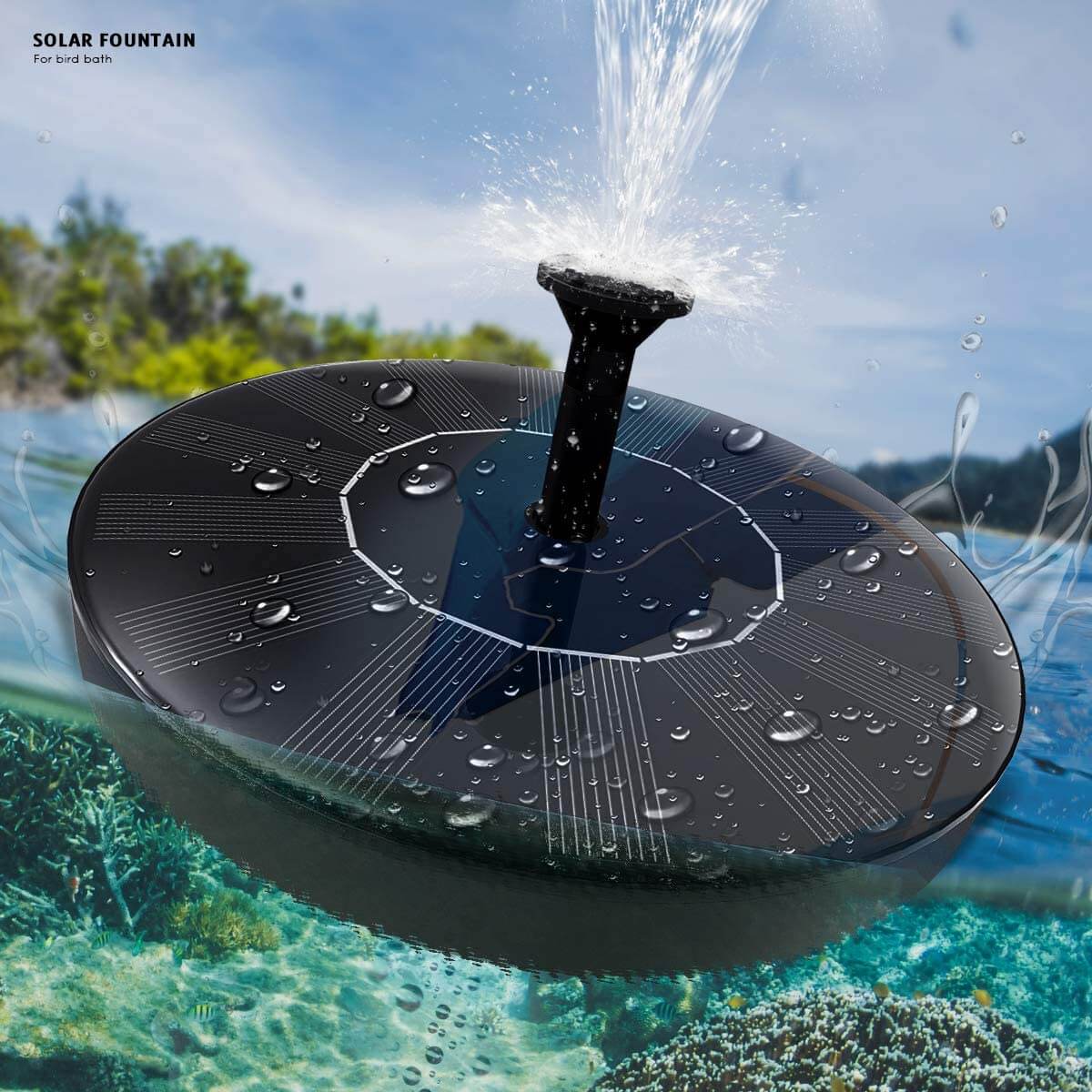 Solar Powered Water Fountain - PlanetShopper