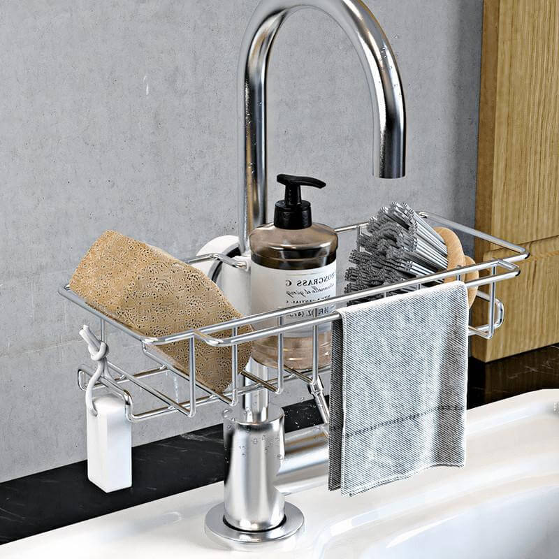 Stainless Steel Faucet Rack - PlanetShopper
