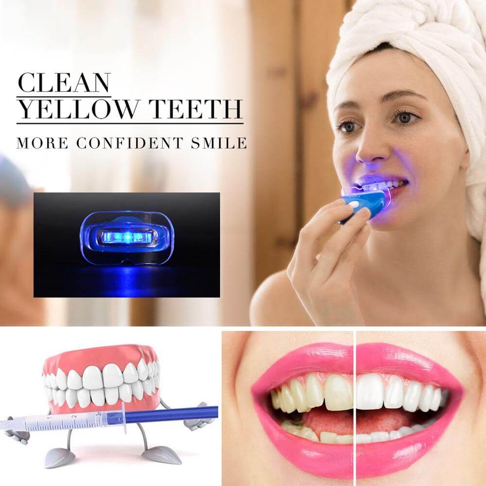 Teeth Whitening Gel & Oral Mouth Guard Kit - PlanetShopper