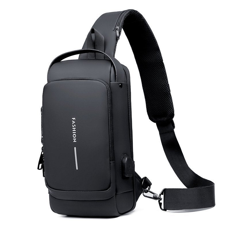 USB charging sport sling Anti-theft shoulder bag - PlanetShopper
